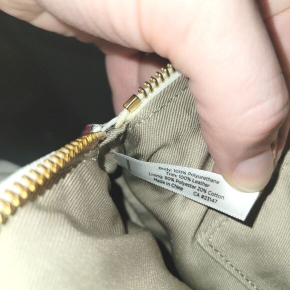 New Talbots Tartan Plaid Real and Vegan Leather Wristlet Purse - Picture 7 of 10